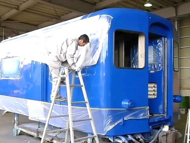 车厢喷涂